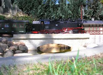 TR-2m Segmentbogenbrücke SandStein 53 cm